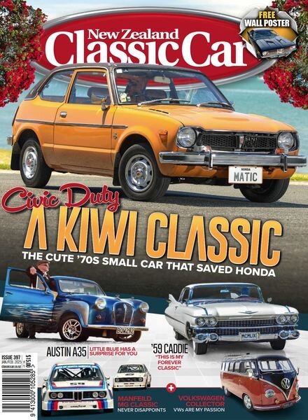New Zealand Classic Car – January-February 2025 Cover