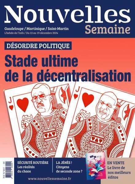 Nouvelles Semaine – 13 Decembre 2024 Cover