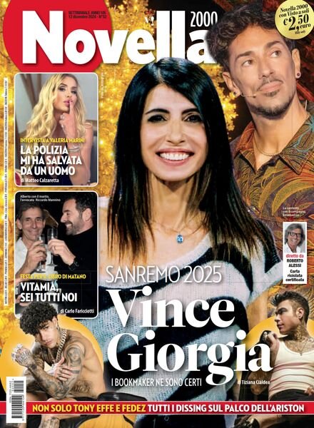 Novella 2000 – 12 Dicembre 2024 Cover