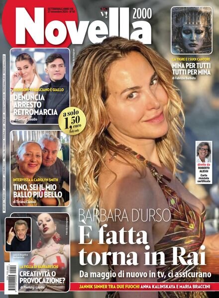 Novella 2000 – 27 Novembre 2024 Cover