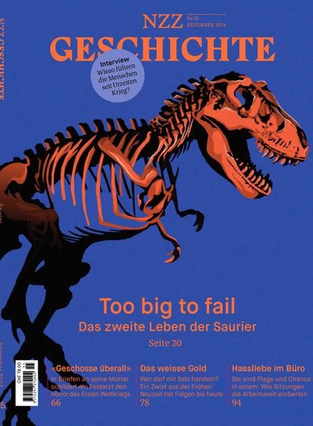 NZZ Geschichte – Dezember 2024 Cover