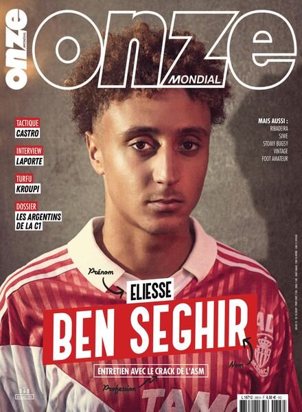 Onze Mondial – Novembre 2024 Cover
