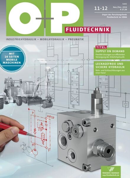 O+P Fluidtechnik – November-Dezember 2024 Cover