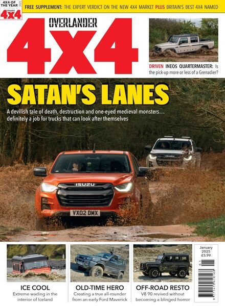 Overlander 4×4 – January 2025 Cover