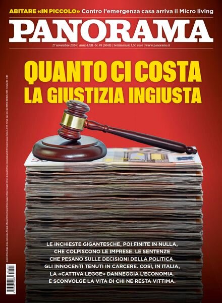 Panorama Italia – 27 Novembre 2024 Cover