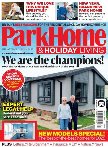Park Home & Holiday Living – January 2025 Cover