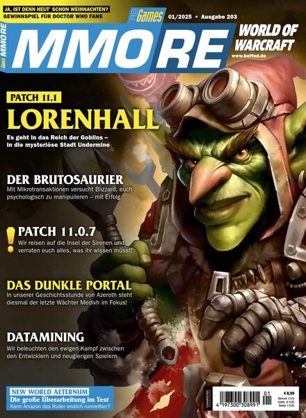 PC Games MMORE – Januar 2025 Cover