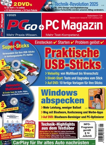 PC Magazin PCgo – Januar 2025 Cover