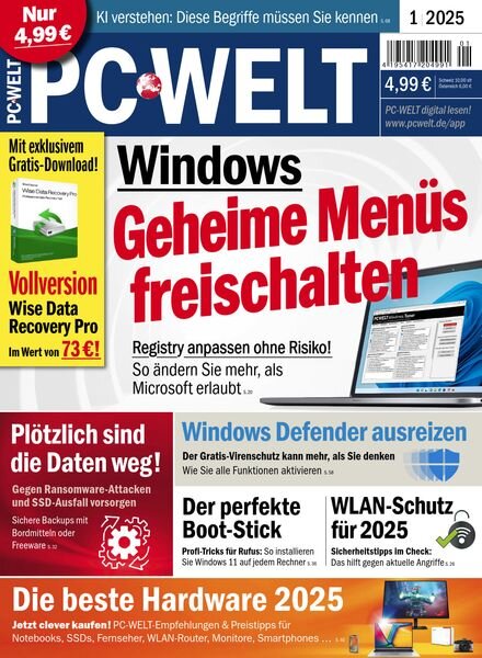 PC Welt – Januar 2025 Cover