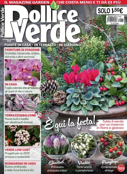 Pollice Verde – Dicembre 2024 – Gennaio 2025 Cover