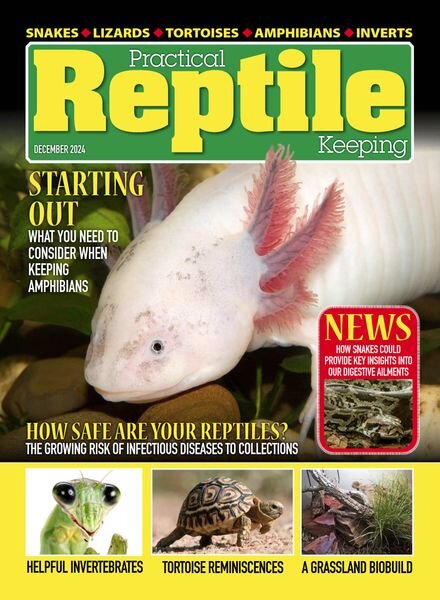 Practical Reptile Keeping – December 2024 Cover