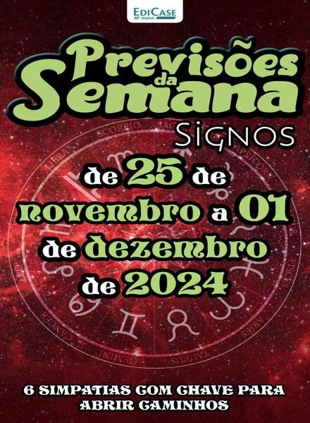 Previsoes da Semana – 25 Novembro 2024 Cover
