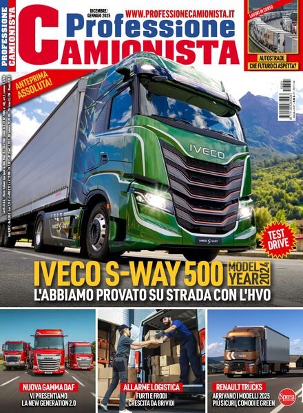 Professione Camionista – Dicembre 2024 – Gennaio 2025 Cover