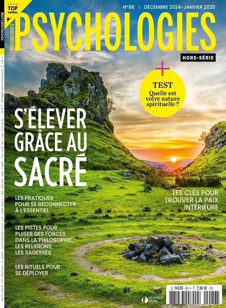 Psychologies – Hors-Serie N 86 – Decembre 2024 – Janvier 2025 Cover