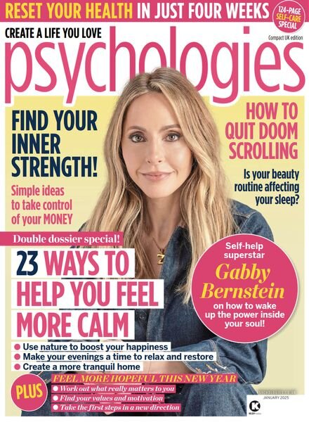 Psychologies UK – January 2025 Cover