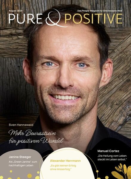 Pure & Positive – August 2024 Cover