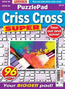 PuzzleLife PuzzlePad Criss Cross Super – December 2024