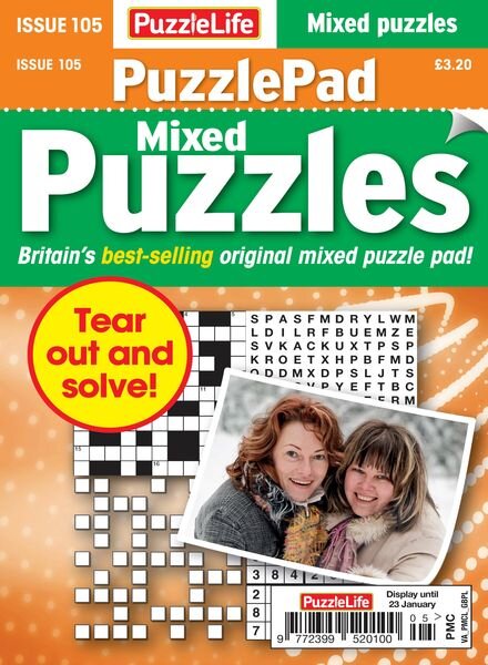 PuzzleLife PuzzlePad Puzzles – December 2024 Cover