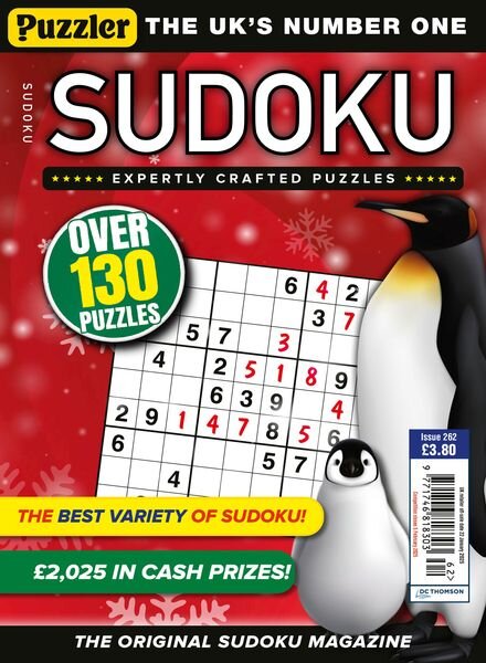 Puzzler Sudoku – Issue 262 2024 Cover