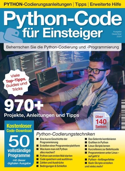 Python Der Guide fur Anfanger – Dezember 2024 Cover