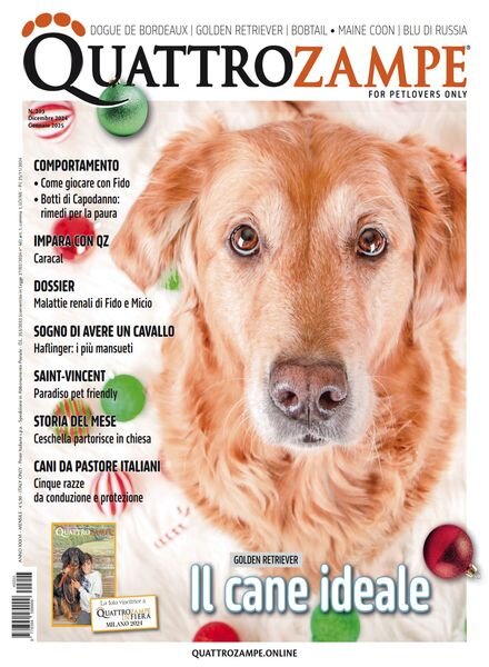 QuattroZampe – Dicembre 2024 – Gennaio 2025 Cover