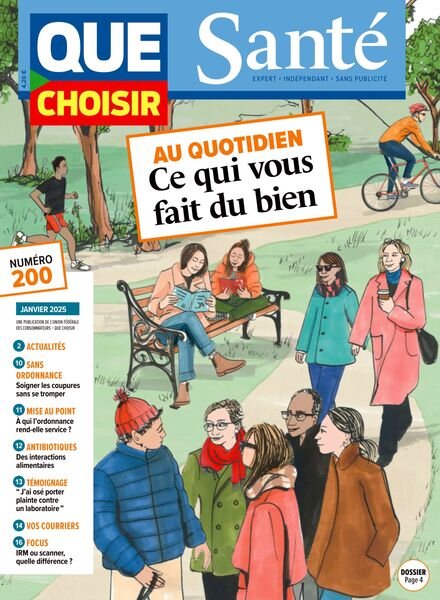 Que Choisir Sante – Janvier 2025 Cover
