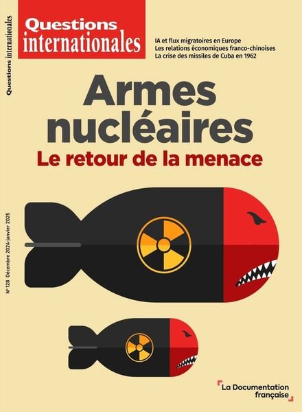 Questions Internationales – Decembre 2024 – Janvier 2025 Cover