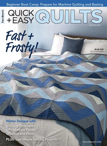 Quick+Easy Quilts – Winter 2025 Cover