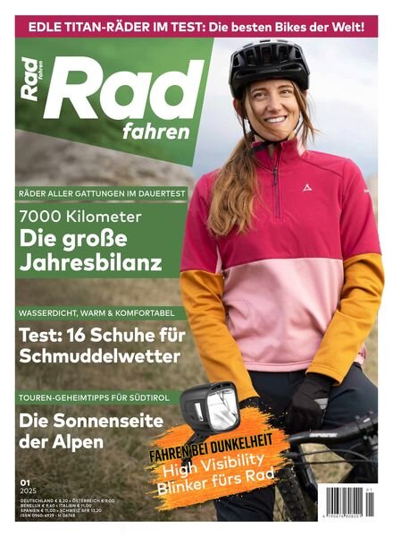Radfahren – Dezember 2024 Cover