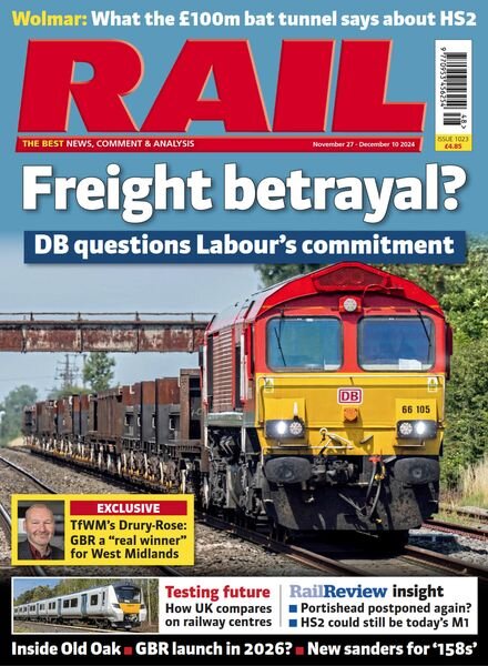 Rail – 27 November 2024 Cover