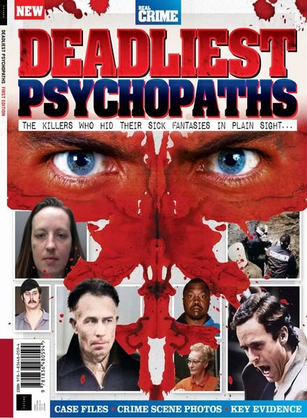 Real Crime Deadliest Psychopaths – 1st Edition – 19 December 2024 Cover