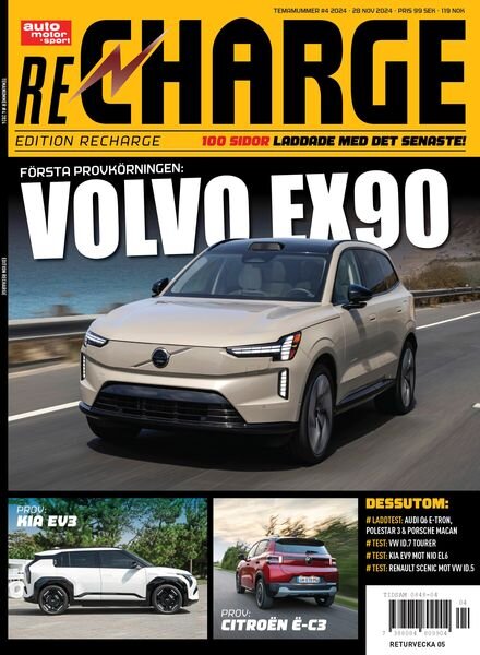 ReCharge by auto motor & sport – November 2024 Cover