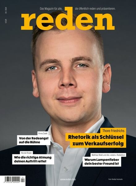 Reden Prasentieren Begeistern – Dezember 2024 Cover