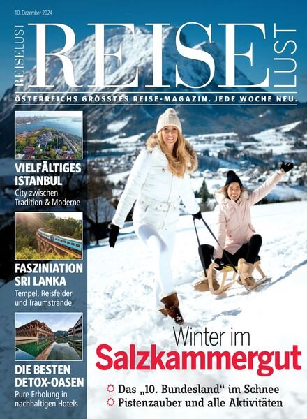 Reiselust – 10 Dezember 2024 Cover