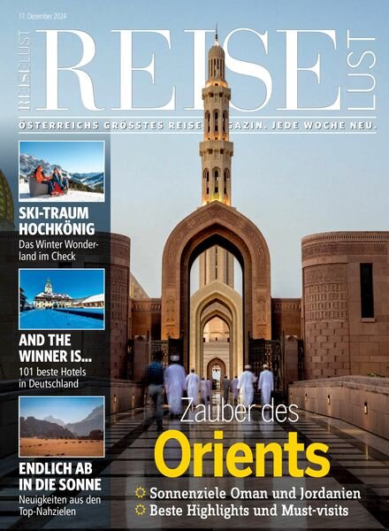Reiselust – 17 Dezember 2024 Cover