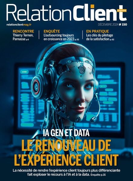 Relation Client Magazine – Decembre 2024 Cover
