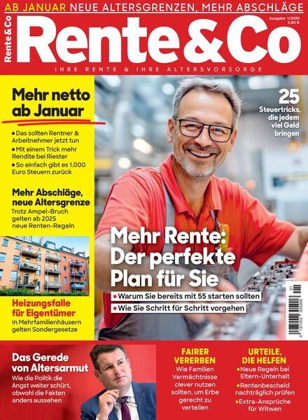 Rente & Co – Januar 2025 Cover