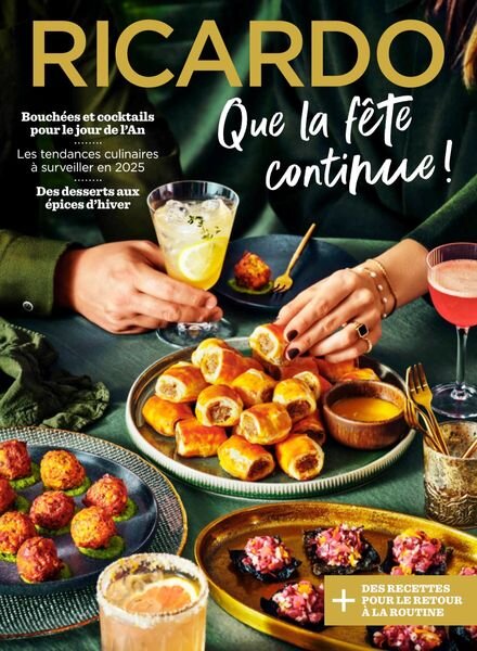 Ricardo – Decembre 2024 – Janvier 2025 Cover