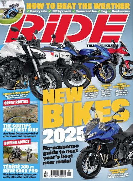 RiDE – January 2025 Cover