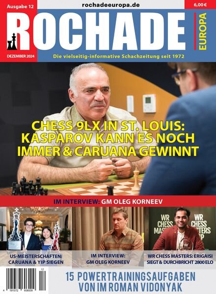Rochade Europa – Dezember 2024 Cover