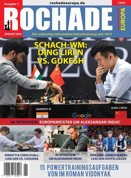 Rochade Europa – Januar 2025 Cover
