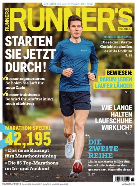 Runner’s World Germany – Januar 2025 Cover