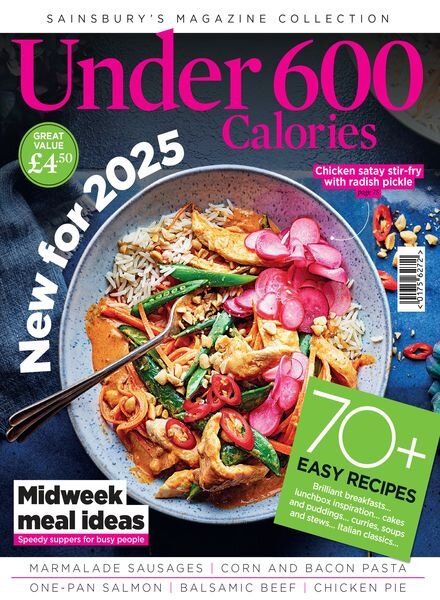 Sainsbury’s Magazine Collection – Under 600 Calories 2024 Cover