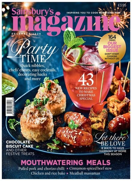 Sainsbury’s Magazine – December 2024 Cover
