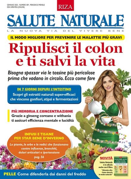 Salute Naturale – Gennaio 2025 Cover