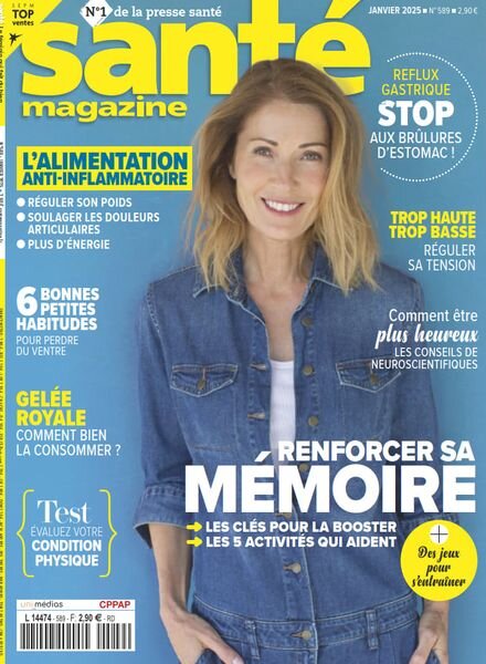 Sante Magazine – Janvier 2025 Cover