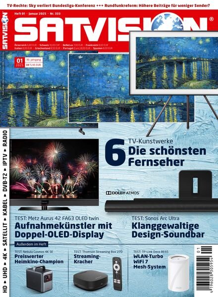 Satvision – Januar 2025 Cover