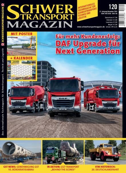 Schwertransportmagazin – Dezember 2024 Cover