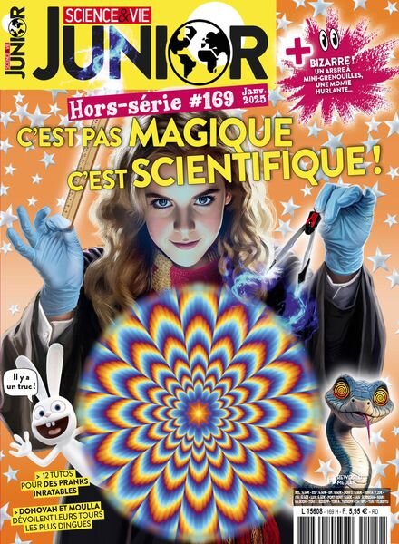 Science & Vie Junior – Hors-Serie N169 – Janvier 2025 Cover