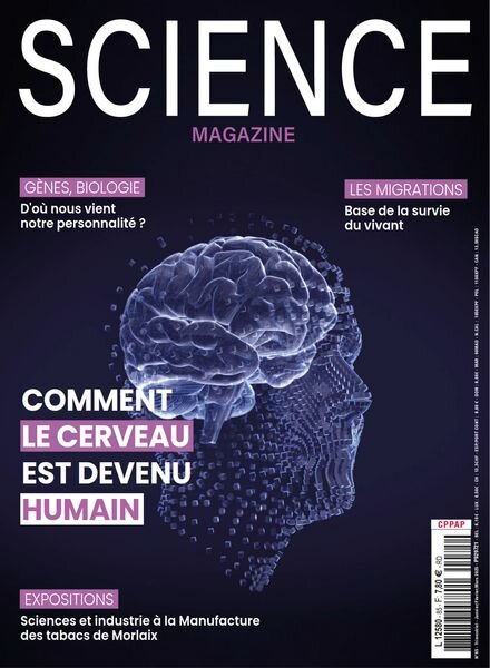 Science Magazine – Janvier-Fevrier-Mars 2025 Cover